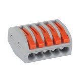 Conector Rapid Universal 5x (0.75-2.5mm) Portocaliu - Sertizare Rapida, Sigura, Fiabila