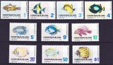 DB1 Fauna Marina Ins. Christmas Pesti 10 v. MNH, Nestampilat