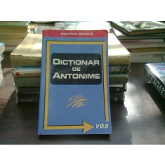 DICTIONAR DE ANTONIME - MARIN BUCA