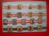 HOPCT LOT NR 92 TRADITII DIN SPANIA -COSTUME -17 BUC-ETICHETE VECHI DE TRABUCURI/ CIGARS LABELS -COLECTIE DE LUX-