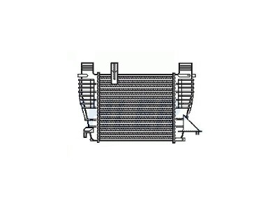 Intercooler Nissan Cube (Z11), 08.2009-, Juke (F15), 06.2010-, motor 1.5 dci 81kw, diesel, cu/fara AC, aluminiu brazat/plastic, 210x202x62 mm, foto