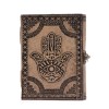 Agenda din piele - palma Hamsa