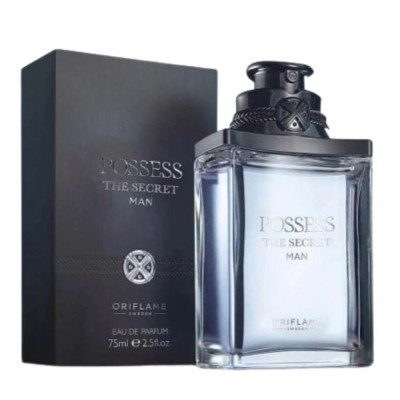 Apa de parfum barbati Oriflame Possess The Secret 75 ml cu acorduri de gheata si note lemnoase, aroma intensa si masculina foto