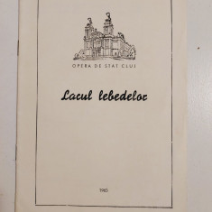 DD- Program sala Lacul Lebedelor Opera de Stat Cluj 1965 concert spectacol balet