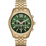 Michael Kors Lexington MK8446, Ceas de Damă cronograf cu Auriu Brățară Metalică