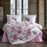 Lenjerie de pat ranforce clasy king size (oliva)