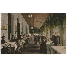 1912 - baile Felix, terasa restaurantului (jud. Bihor)