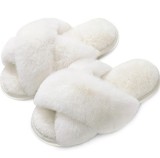 Papuci de damă fuzzy Jane Troides