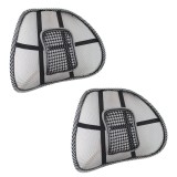 Cumpara ieftin Set 2 perne lombare pentru scaunul de birou sau auto
