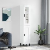 vidaXL Dulap &icirc;nalt, alb, 34,5x34x180 cm, lemn prelucrat