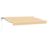 vidaXL Cort electric retractabil Galben 3 x 2,5 m 3420954