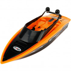 Barca cu telecomanda iUni RC Racing Boat Waterproof, Frecventa 2.4G, Portocaliu foto