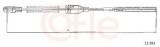 Cablu frana de parcare Opel Corsa A, Corsa A Tr Motor 1.0, 1.0, 1.0, 1.2, 1.2, parte montare stanga, spate, lungime 960 mm, OE 522571