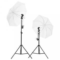 Kit lumini studio foto, trepiede+umbrele GartenMobel Dekor foto