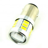 Bec 2 Faze BAY15D 5630 18SMD CanBus 9V-30V Nonpolar Lumina Alba JSUN12 090817-14, General