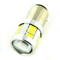 Bec 2 Faze BAY15D 5630 18SMD CanBus 9V-30V Nonpolar Lumina Alba JSUN12 090817-14