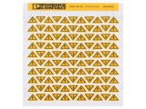 Etichetă avertizare galbenă PVC 12,5x12,5mm PHOENIX CONTACT