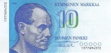 Bancnota Finlanda 10 Markkaa 1986 - P113 UNC ( vezi descrierea )