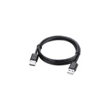 Cablu USB 2.0 tip A Tata - Tata-Lungime 0.25M-Culoare Negru