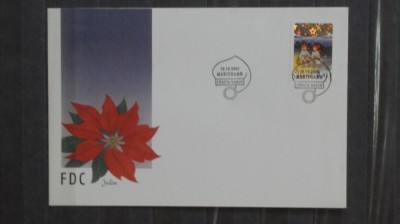 FDC ALAND - SARBATORI DE IARNA, COPII LA COLINDAT - 2005 - 2 EURO - foto