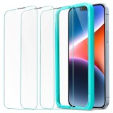 Folie pentru iphone 13 / 13 pro / 14 set 3 esr tempered glass, clear