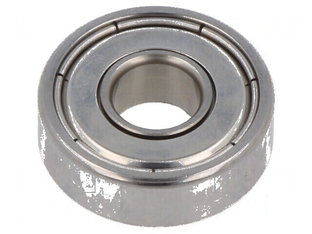 Lagăr cu bile pe un singur r&acirc;nd &Oslash;int: 7mm &Oslash;ext: 19mm W: 6mm - Lagăr cu bile 7x19x6 mm