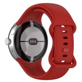 Techsuit - Watchband (W031) - Google Pixel Watch / Watch 2 / Watch 3 41mm - Red