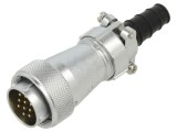 Mufă WF24 tată PIN 10 IP65 8-10,5mm 10A lipire pe cablu 500V