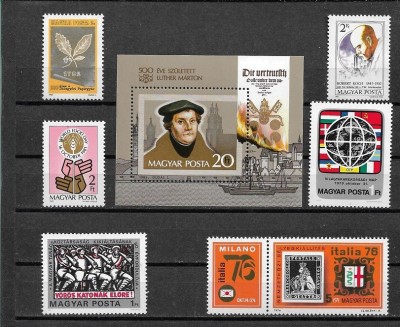 C2545 - Lot Ungaria - timbre nestamilate,MNH foto