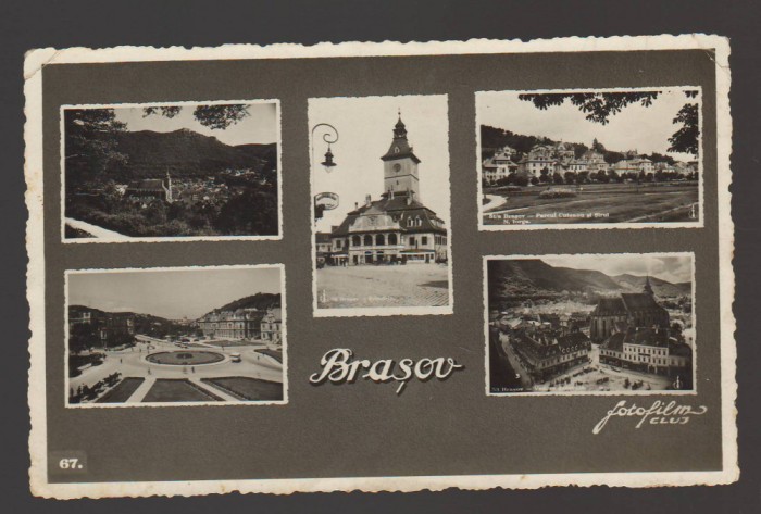 CPIB 20973 CARTE POSTALA - BRASOV, MOZAIC, 1942