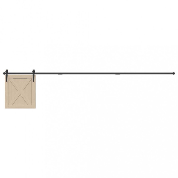 vidaXL Set uși glisante pentru dulap 244 cm oțel carbon 4009688