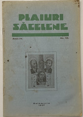 brosura veche Plaiuri Sacelene an 4 oct 1937 nr 10 Sacele foto