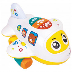 Avion interactiv cu sunete si lumini Hola toys - limba engleza foto