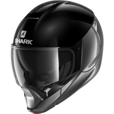 Casca flip-up Shark Evojet Dual, negru/gri, marime XS