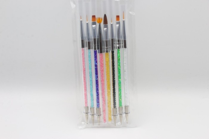 Set de pensule + punctator, 8 buc