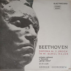 Disc vinil, LP. Simfonia Nr. 3 "Eroica" in Mi Bemol Major-Beethoven, Orchestra Simfonica A Filarmonicii "George