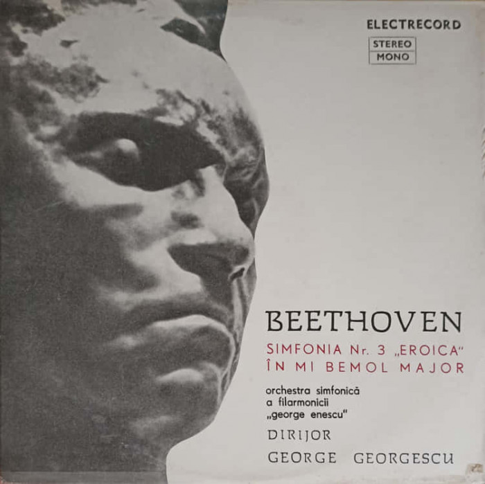 Disc vinil, LP. Simfonia Nr. 3 &quot;Eroica&quot; in Mi Bemol Major-Beethoven, Orchestra Simfonica A Filarmonicii &quot;George