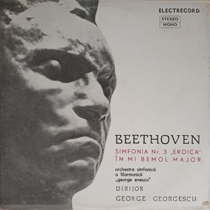 Disc vinil, LP. Simfonia Nr. 3 &quot;Eroica&quot; in Mi Bemol Major-Beethoven, Orchestra Simfonica A Filarmonicii &quot;Ge-192022