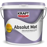 Vopsea Super Lavabila De Interior Alb Extrem De Mata Kraft Absolut Mat / 0.75L