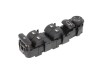 Buton reglare oglinzi, comutator macara usa Citroen C4 (La/Lc), 10.2004-12.2010, reglare oglinda; 4 butoane