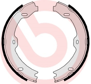 BREMBO S 50 519 ESSENTIAL LINE Set saboti frana, frana de mana foto