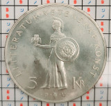 Suedia 5 kronor 1962 argint - 80th Birthday - km 838 - A008