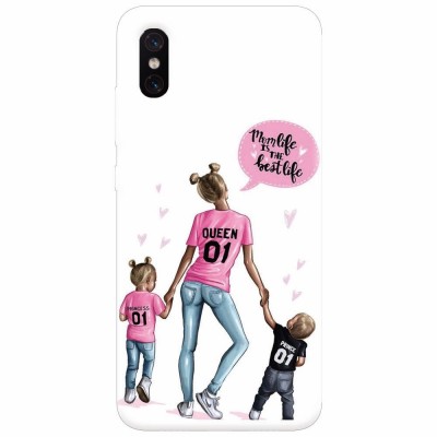 Husa silicon pentru Xiaomi Mi 8 Pro, Mom Life foto