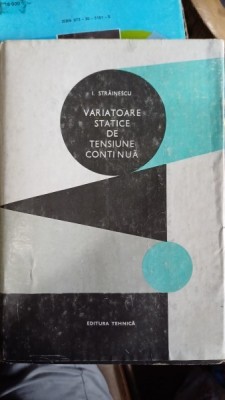 Variatoare statice de tensiune continua - I. Strainescu foto