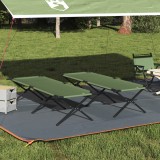 vidaXL Paturi de Soare 2 buc cu Geantă de Transport Galben Amy 600D Oxford Fabric