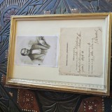 George BARITIU - SEMNATURA OLOGRAFA , pe adeverinta Redactiunea diarului ,, Observatoriulu " , an 1883a