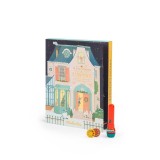 Calendar de Advent Lanterna si 23 de discuri cu povesti Mica scoala de dans, Moulin Roty