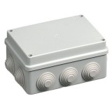 Doza aplicata patrata 150x110x70mm IP55 pentru distributie jonctiune ABS rezitenta UV cu presetupe, Elettrocanali