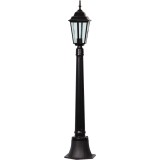 Lampa Gradina Corona Negru 1xE27 60W
