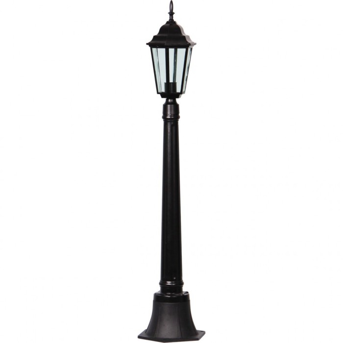 Lampa Gradina Corona Negru 1xE27 60W